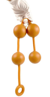 Analkugeln aus Silikon Ass Orange 50 x 5.5cm