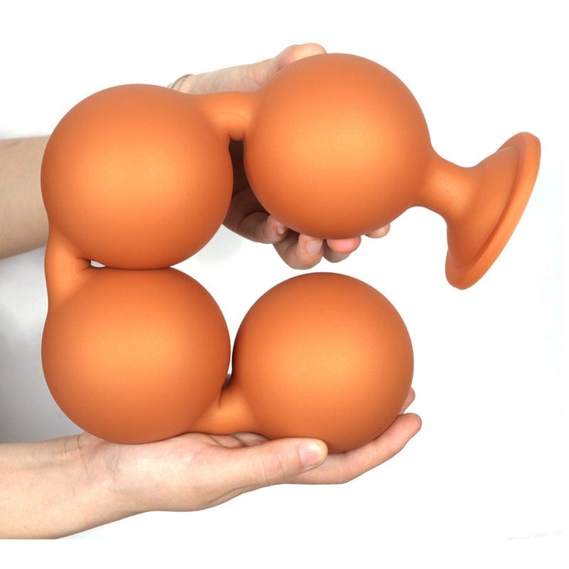 Analkugeln Bulby Butt XXXL 45 x 8.7 cm Orange
