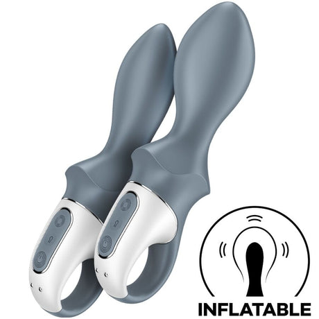 Analplug Air Pump Booty 1 Anal Aufblasbarer Grau