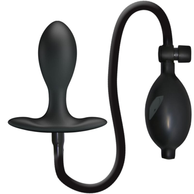 Analplug Aufblasbarer Analstecker Schwarz
