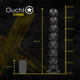Analplug Ouch Balls of Lust aus PVC Schwarz 55 x Ø 7,6 cm – Ansicht 7