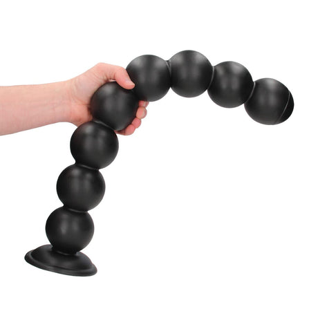 Analplug Balls of Lust Schwarz 55 x Ø 7,6 cm – Ansicht 6