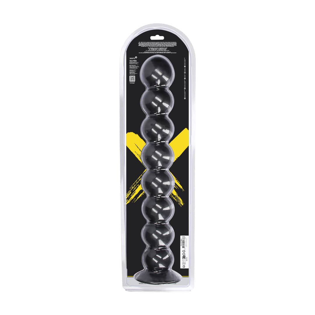 Analplug Ouch Balls of Lust aus PVC Schwarz 55 x Ø 7,6 cm – Ansicht 3
