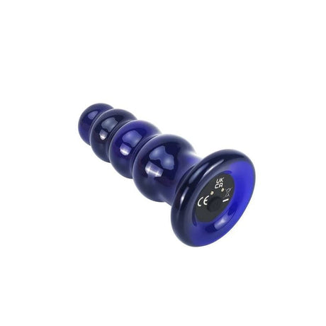 Analplug Buttocks der Strahlende Glas-Buttplug