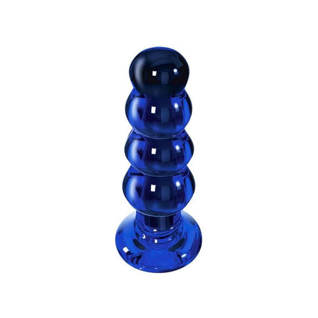 Analplug Buttocks der Strahlende Glas-Buttplug
