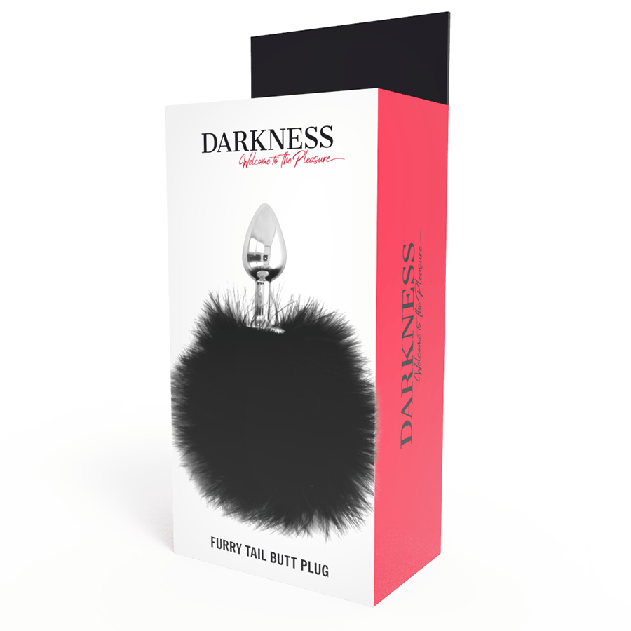 Analplug Buttplug mit Schwanz Schwarz 3 cm – Ansicht 4