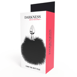 Analplug Buttplug mit Schwanz Schwarz 3 cm – Ansicht 4