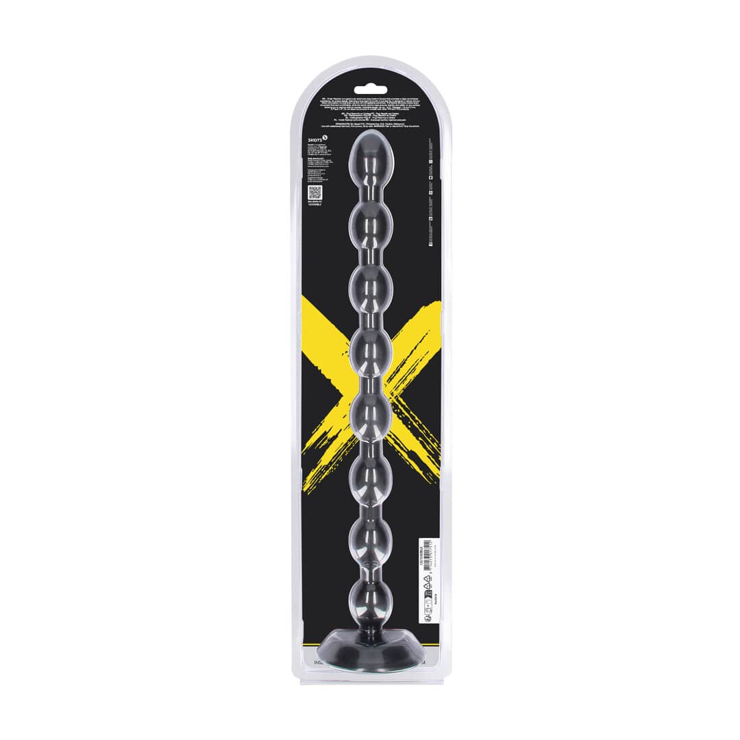 Analplug Ouch Chain Reaction aus PVC Schwarz 49 x Ø 3,7 cm – Ansicht 3
