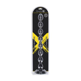 Analplug Ouch Chain Reaction aus PVC Schwarz 49 x Ø 3,7 cm – Ansicht 2