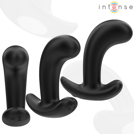 Analplug Chandler Anal Plug 10 Vibrationen Schwarz Fernbedienung 3 x 3 cm