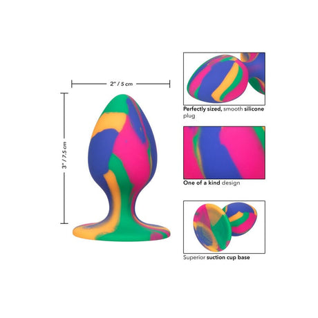 Analplug Cheeky Medium Tie-Dye Plug Anal 5 x 3,25 cm
