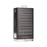 Analplug Ouch Curve gebogen aus Silikon Schwarz 11,4 x Ø 3,2 cm – Ansicht 3