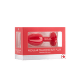 Analplug Ouch Diamant Schwarz oder Rot 7,3 x Ø 3,2 cm – Ansicht 5