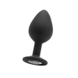 Analplug Ouch Diamant groß Schwarz 8 x Ø 3,5 cm