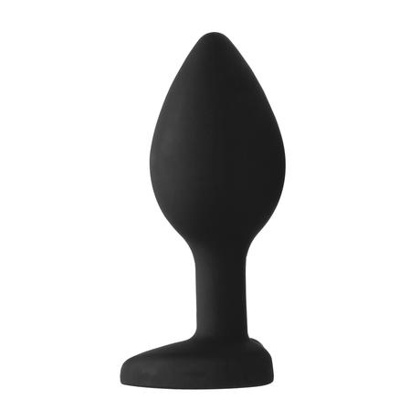 Analplug Diamant Herz Schwarz 6 x Ø 2,8 cm – Ansicht 5