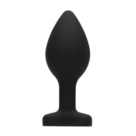Analplug Diamant Herz Schwarz 6 x Ø 2,8 cm – Ansicht 4