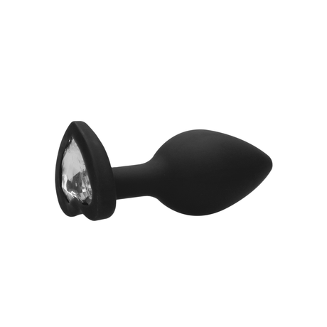 Analplug Diamant Herz Schwarz 6 x Ø 2,8 cm – Ansicht 6