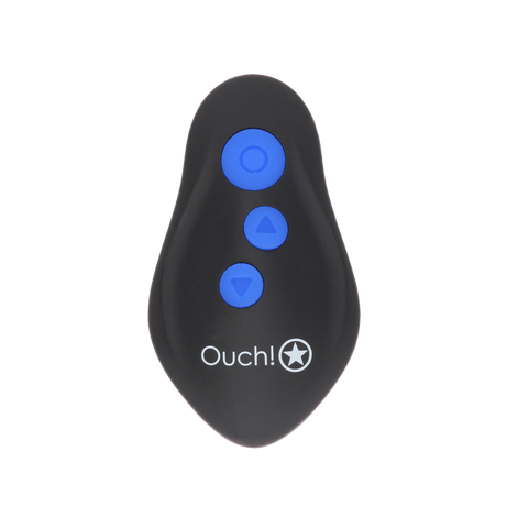 Analplug E-Stim mit Vibration und Penisring Schwarz 11,5 x Ø 3,3 cm – Ansicht 5