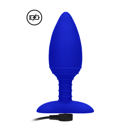 Analplug Elegance Glow mit Wärmefunktion Blau 12 x 3,8 cm – Ansicht 7