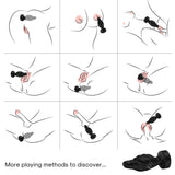 Analplug & Fernbedienung Schwarz
