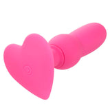 Analplug First Time Anal Plug mit Perlensonde 10 Vibrationen Rosa 70 cm