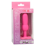 Analplug First Time Anal Plug mit Perlensonde 10 Vibrationen Rosa 70 cm