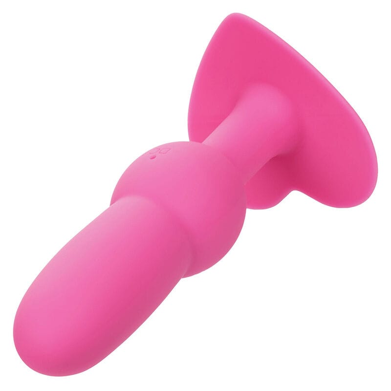 Analplug First Time Anal Plug mit Perlensonde 10 Vibrationen Rosa 70 cm