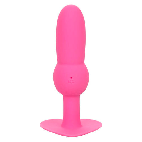 Analplug First Time Anal Plug mit Perlensonde 10 Vibrationen Rosa 70 cm