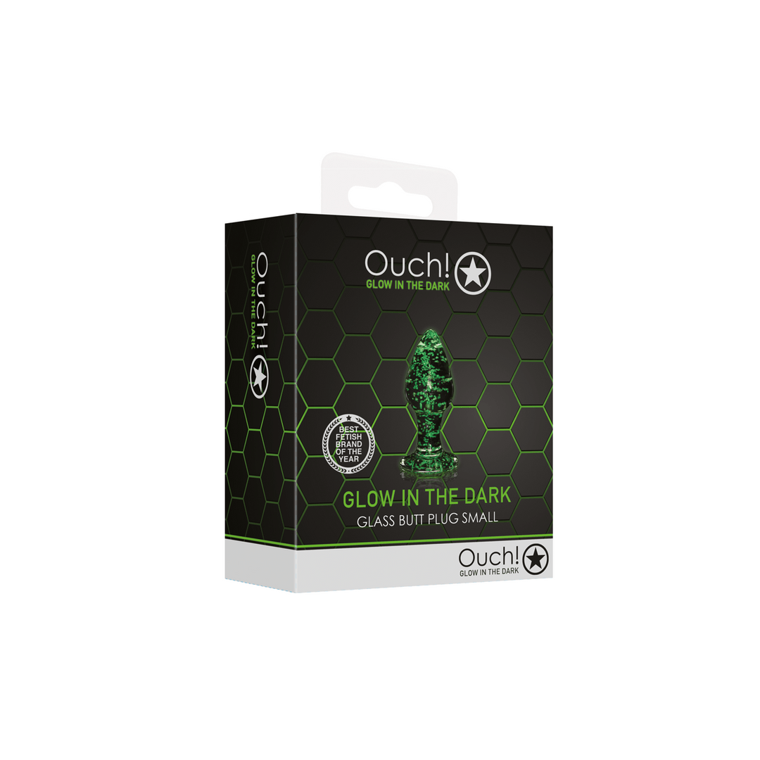 Analplug Ouch aus Glas nachtleuchtend 6 x Ø 2,5 cm – Ansicht 2