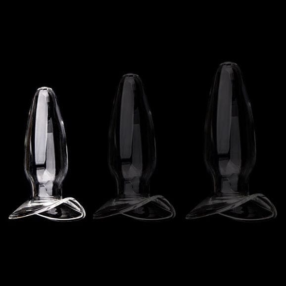 Analplug Glasig 9 x 3,5 cm