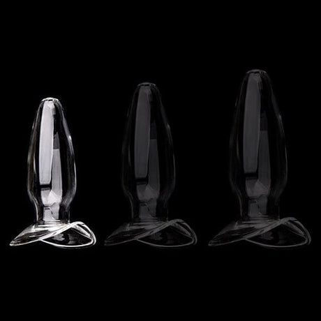 Analplug Glasig 9 x 3,5 cm