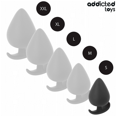 Analplug Größe S Schwarz 5,3 x 2,7 cm
