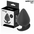 Analplug Größe XL Schwarz 9,5 x 5,1 cm