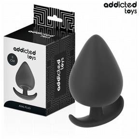 Analplug Größe XXL Schwarz 11 x 6,1 cm