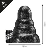 Analplug Heavy Metal 22 x 18 cm Schwarz
