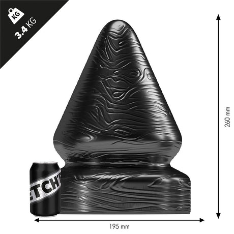 Analplug Heavy Metal 26 x 19,5 cm Schwarz