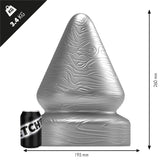 Analplug Heavy Metal 26 x 19,5 cm Silber