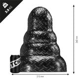 Analplug Heavy Metal 26 x 21,5 cm Schwarz