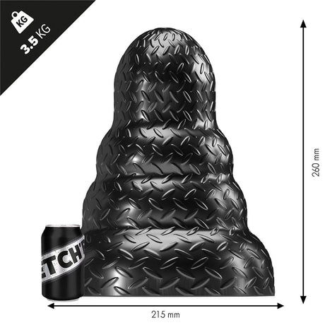 Analplug Heavy Metal 26 x 21,5 cm Schwarz