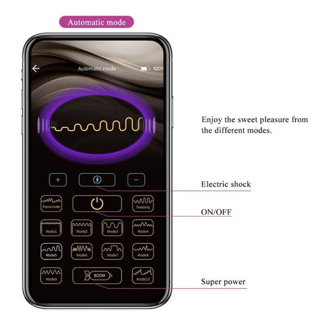 Analplug Jefferson App-Gesteuerter Schwarz