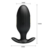 Analplug Jefferson App-Gesteuerter Schwarz
