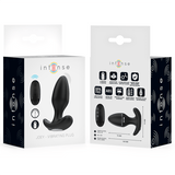Analplug Joey Anal Plug 10 Vibrationen Schwarz Fernbedienung 10 x 3,6 cm