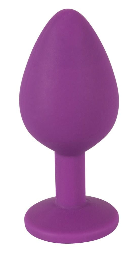 Analplug Juwel Lila 8 x 3,5 cm