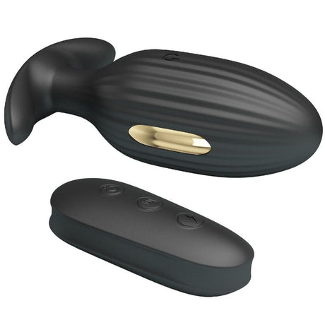 Analplug Kelly Plug Anal Wiederaufladbarer Schwarz