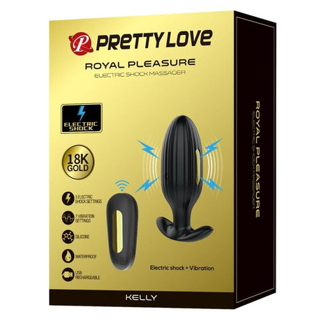 Analplug Kelly Plug Anal Wiederaufladbarer Schwarz