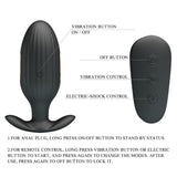 Analplug Kelly Plug Anal Wiederaufladbarer Schwarz