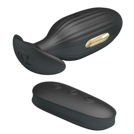 Analplug Kelly Plug Anal Wiederaufladbarer Schwarz