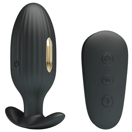 Analplug Kelly Plug Anal Wiederaufladbarer Schwarz