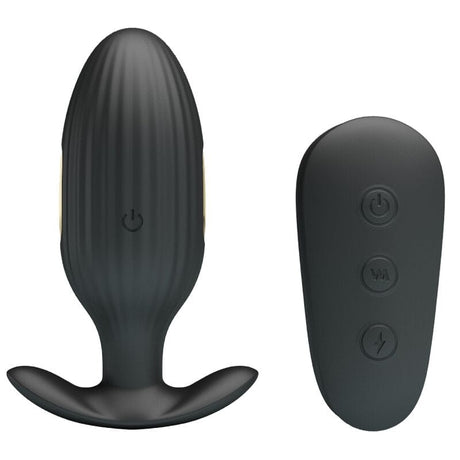 Analplug Kelly Plug Anal Wiederaufladbarer Schwarz