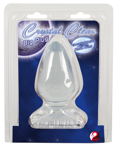 Analplug Klares Bild 12,2 x 6 cm